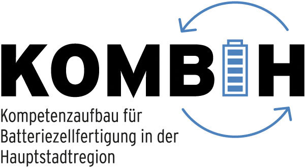 Logo für Erscheinungsbild für KOMBiH – Kompetenzaufbau für Batteriezellfertigung in der Hauptstadtregion