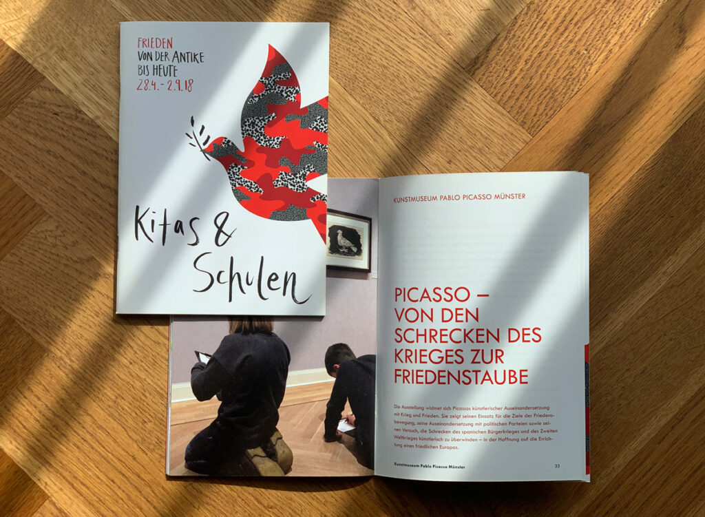 Broschüre im Ausstellungsdesign